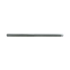 Handle, round knurled, stainle