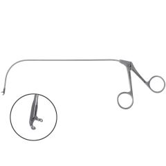 Cup forceps, curved upwards le